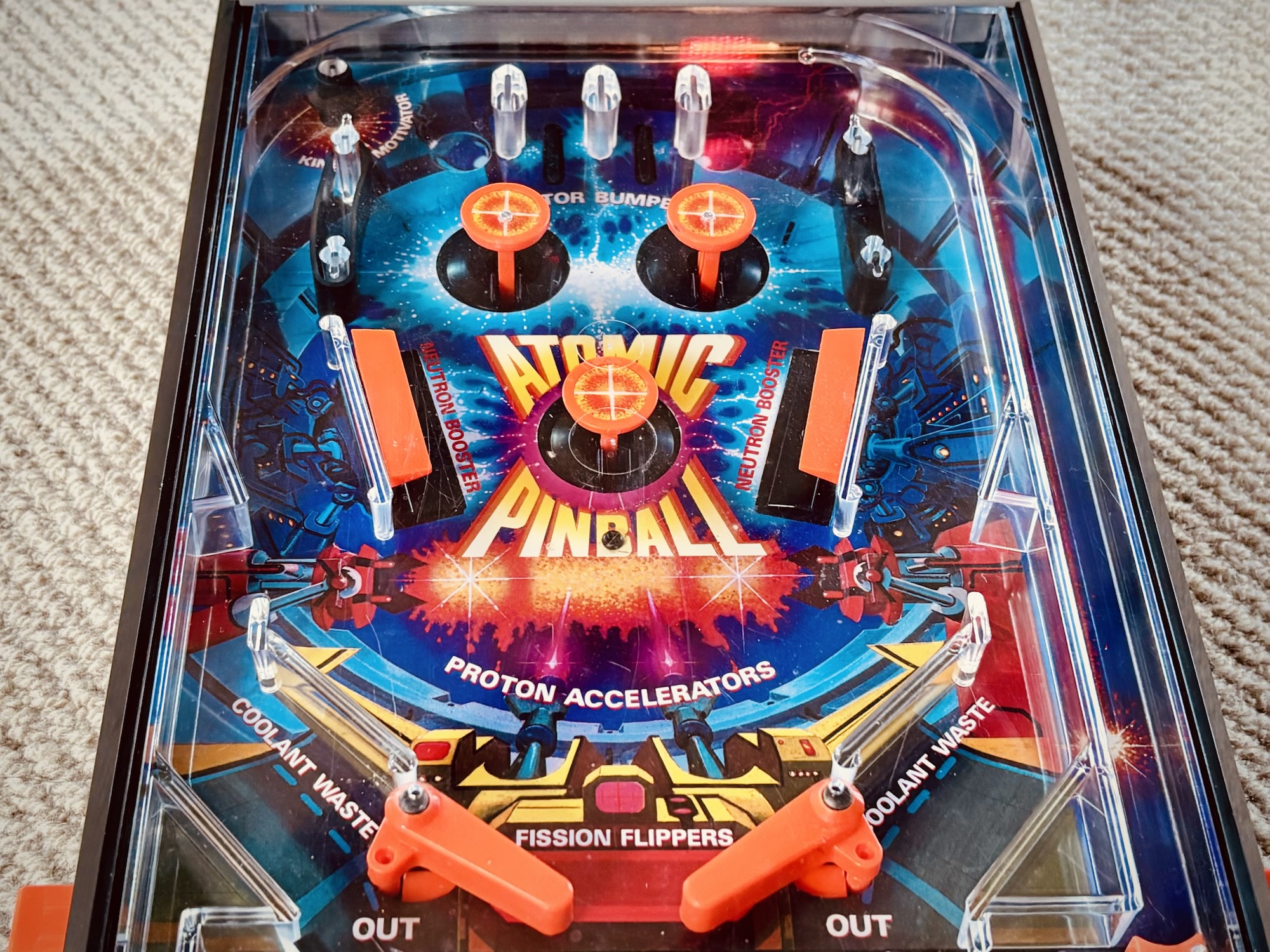 TOMY ATOMIC PINBALL アトミックピンボール レトロ玩具 Rediscovering Tomy Atomic Pinball Tabletop Electronic Game – Retro